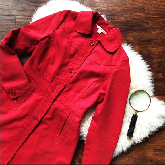 BANANA REPUBLIC: Cherry Classic Trench Coat - Picture 8 of 9